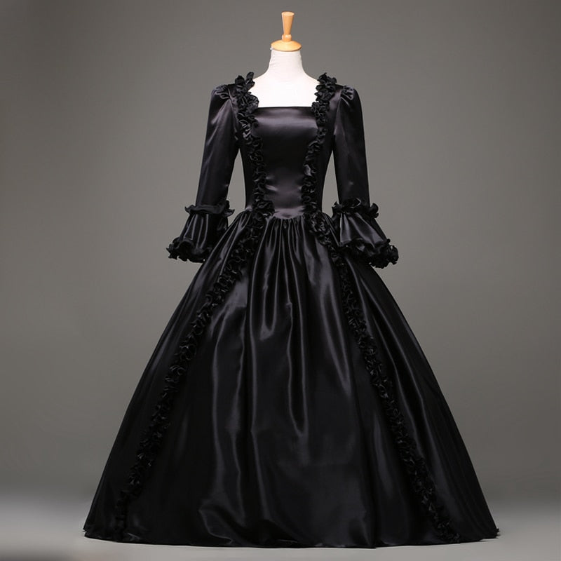 Black Gothic Victorian Dress – Du PT