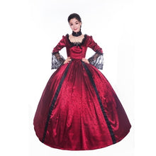 Load image into Gallery viewer, Black Gothic Victorian Dress